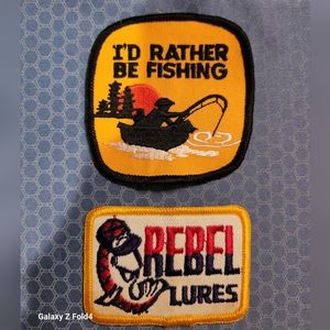 Vintage Fishing Patches